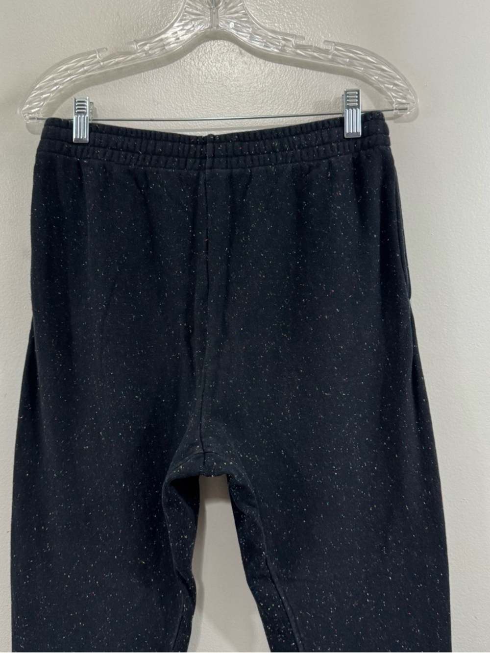 Rag & Bone Women’s City Sweatpants Black Multicolored Dots Cotton Size Medium - Picture 5 of 12